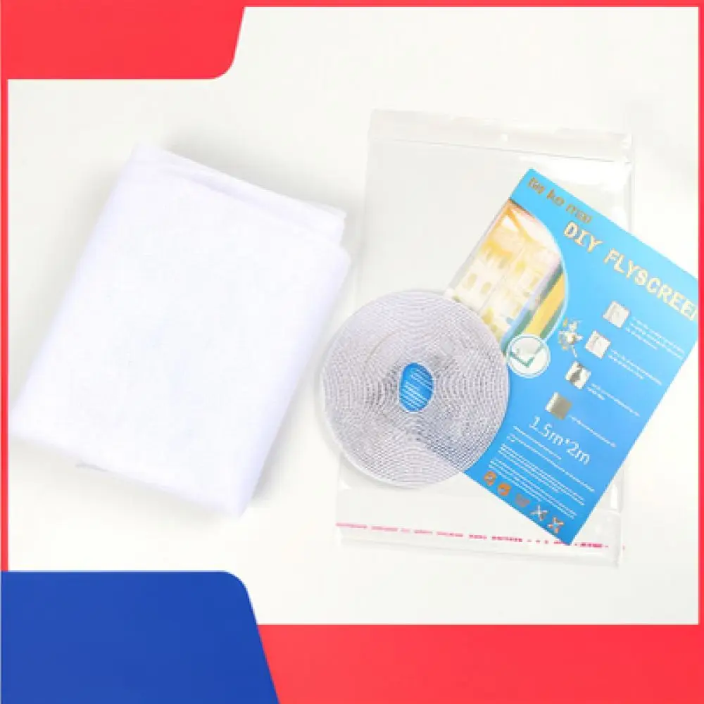 DIY Invisible Window Screen Mesh Adhesive Anti Insect Net Easy Install Breathable Mosquito Curtain For Home
