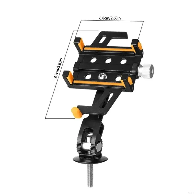 M76E Fahrräder Telefon Halter Telefon Halterung 360 Rotation Einhand Bedienung – Detail 6
