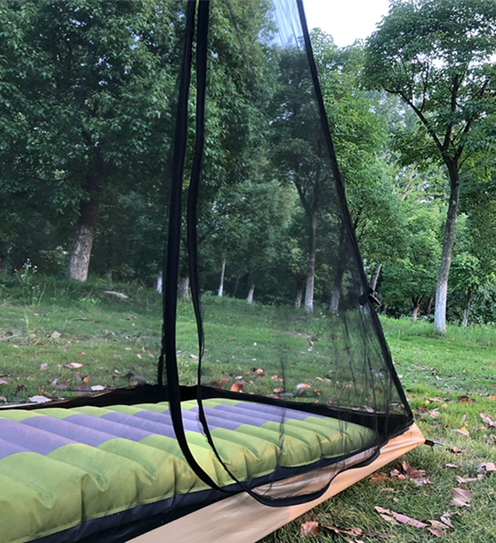 Kamperbox MT380 Moisture Proof Camping Tent B3 Micro Mesh Single Person Tent Glass Fiber Pole PU Polyester Bottom Outdoor Tent