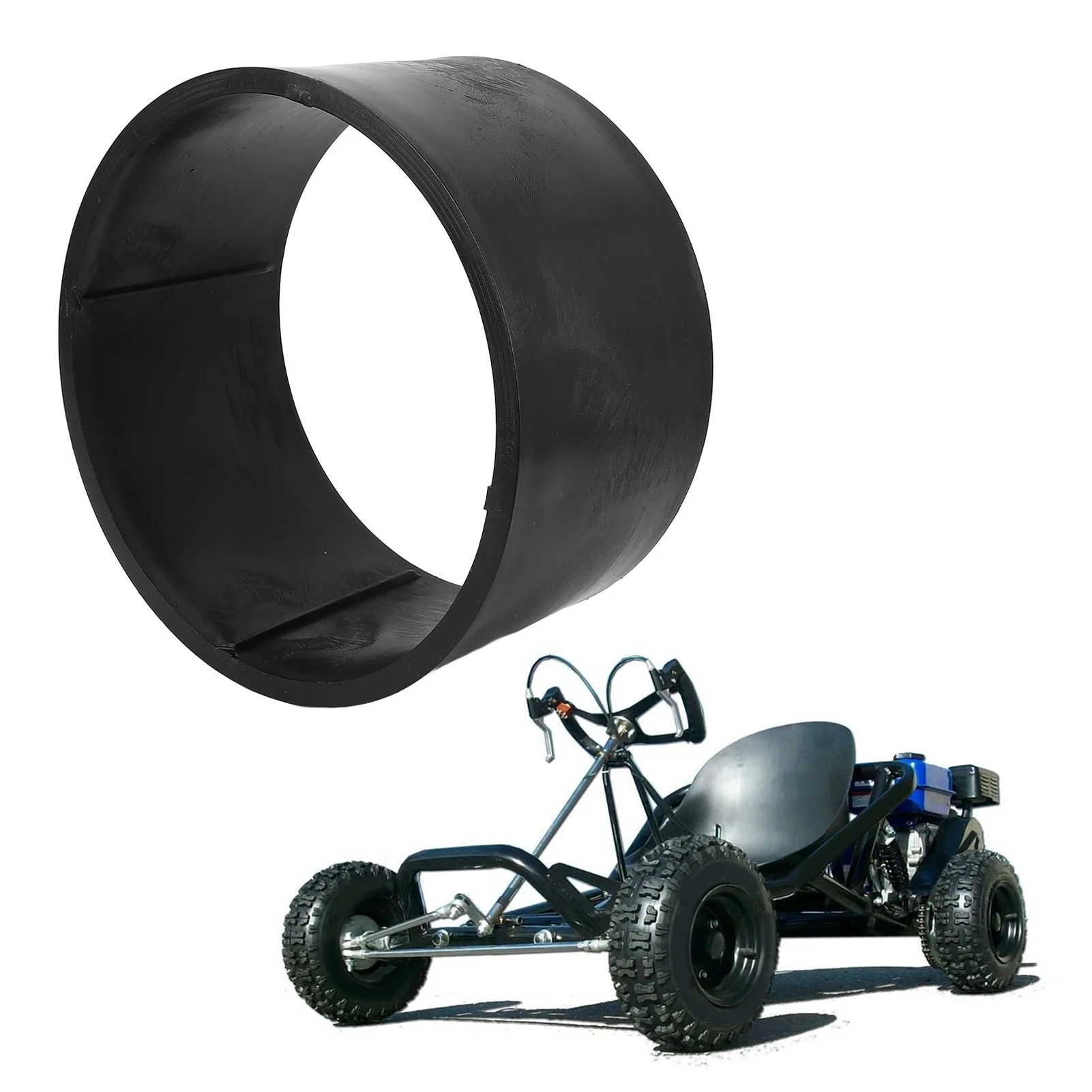 Рукав для шины Go Kart Drift Простая установка Меньше тяги Более плавная езда 11x7.10-5 Рукав для шины из ПВХ для картинга для дрифта скутера