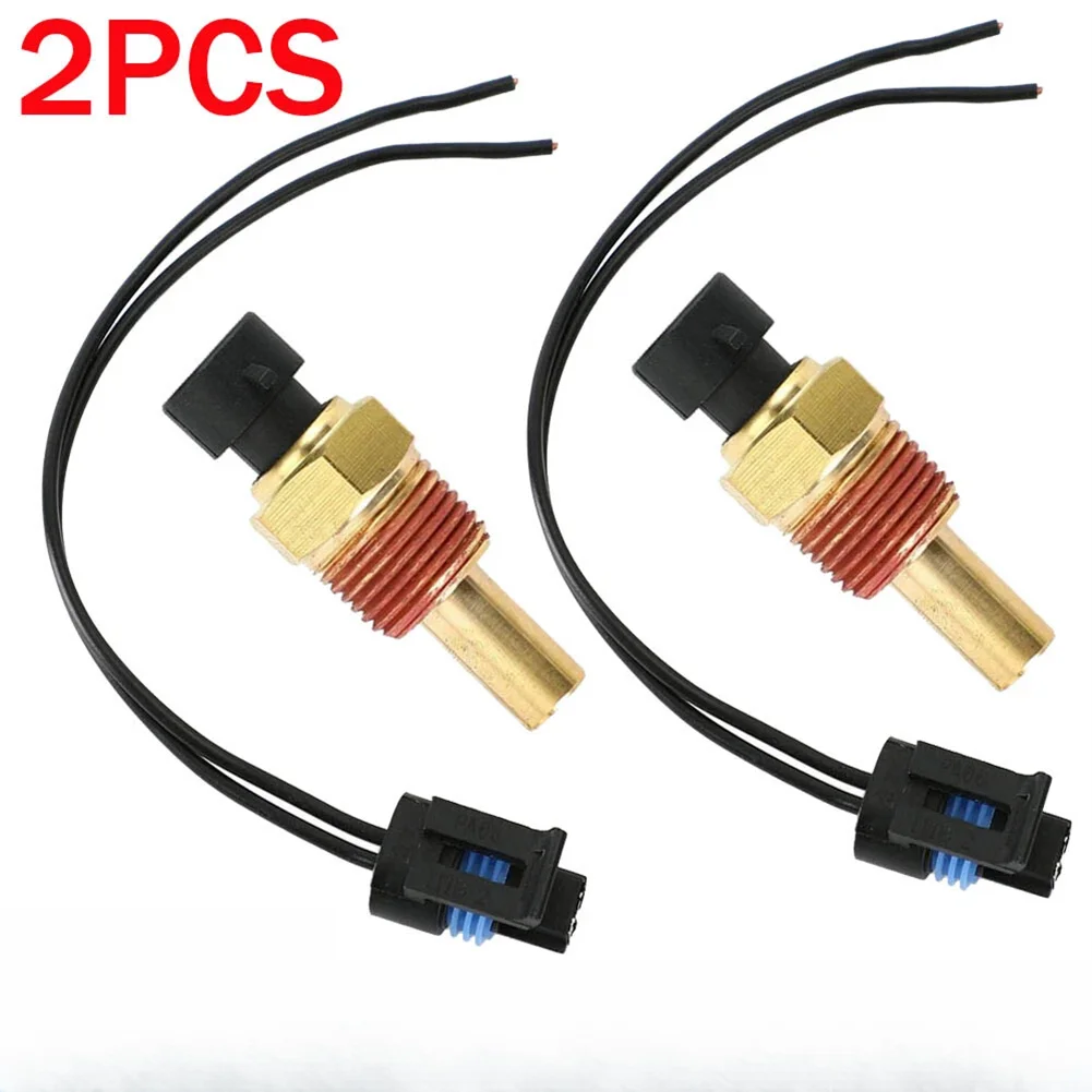 2X Differential Oil Temperature Sensor 505-5401 For Peterbilt 379 2000-2007 For Kenworth T600A 1987-2007 Plastic Metal