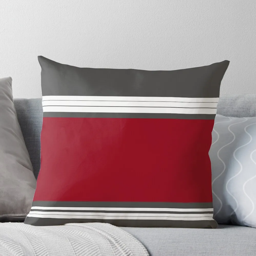 Gray and red stripes Throw Pillow Christmas Cushion For Home luxury throw pillow covers Decorative pillowcase