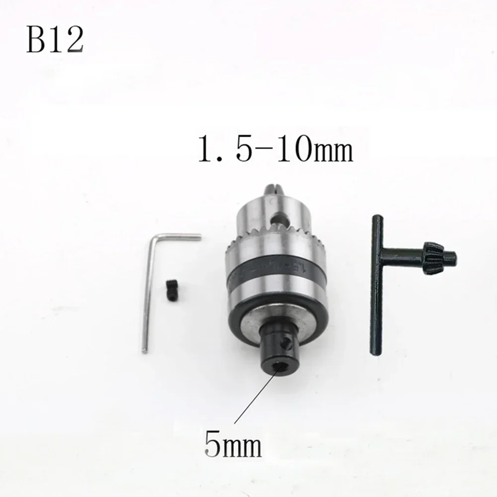 B12 Drill Chuck Drill Chuck 1.5-10mm 12mm 4Pcs Set 5mm 8mm Drilling Machine For Milling Machine Drilling Machine