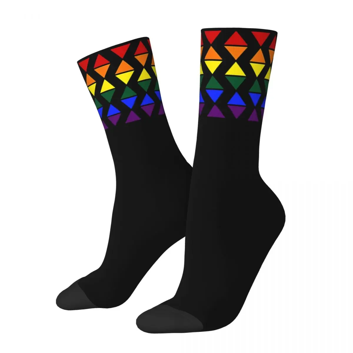 

Band Of Pride Triangles Socks Male Mens Women Autumn Stockings Harajuku