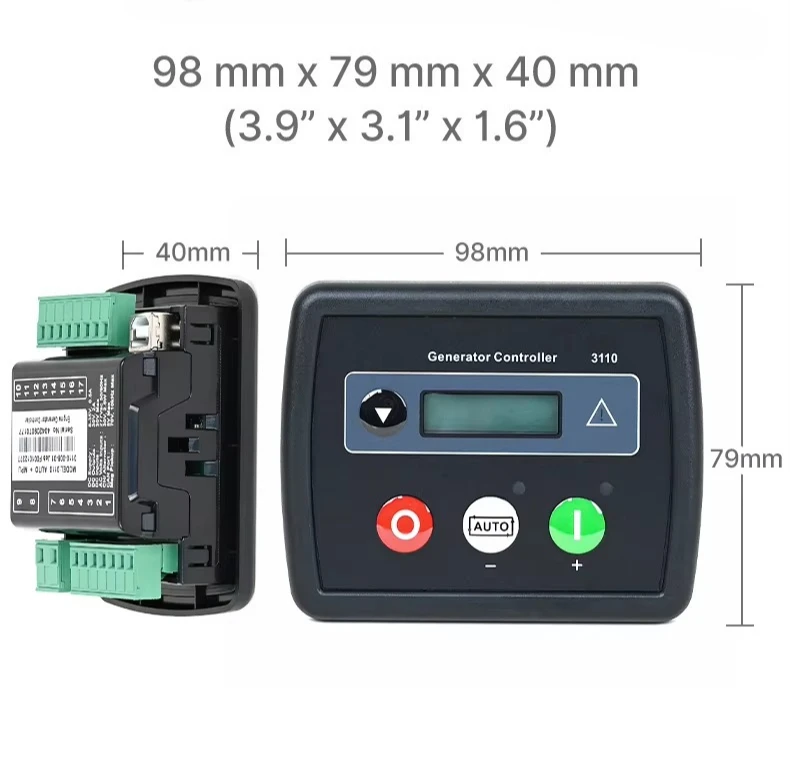 3110 Generator Set Controller with Module, Including Fixed Output and Variable Output Generator Set Controllers
