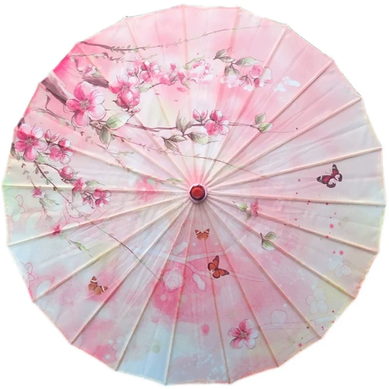 Craft Umbrella Dance Performance Ancient Style Umbrella Dancing Show Umbrella Rainproof Sunproof Restaurant Decoration