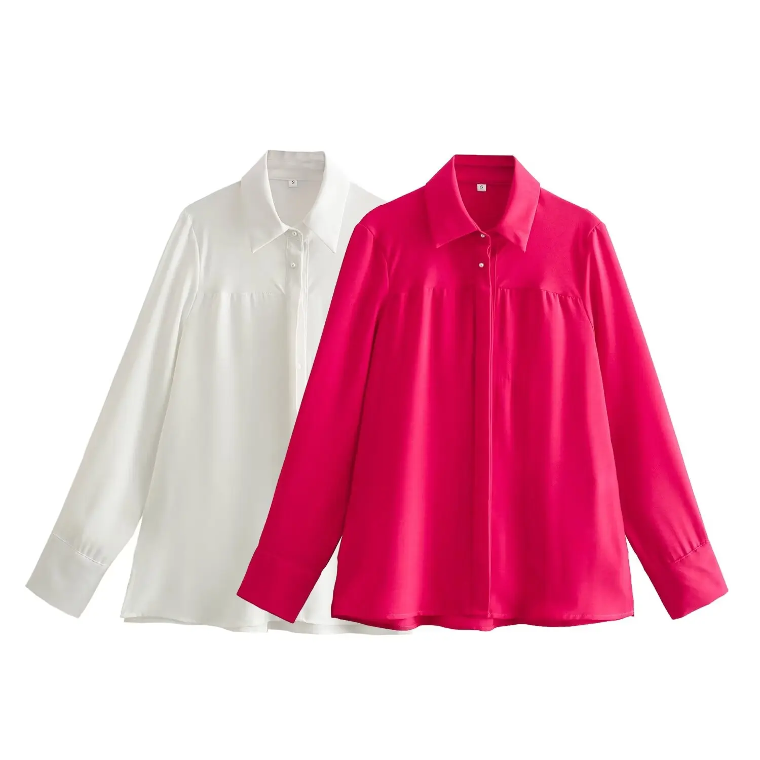 

Rindu TRAF 2025 Women's Pearl Embellished Shirt Shirts & Blouses Korean Popular Clothes Blouse Y2K Top Elegant Summer Female