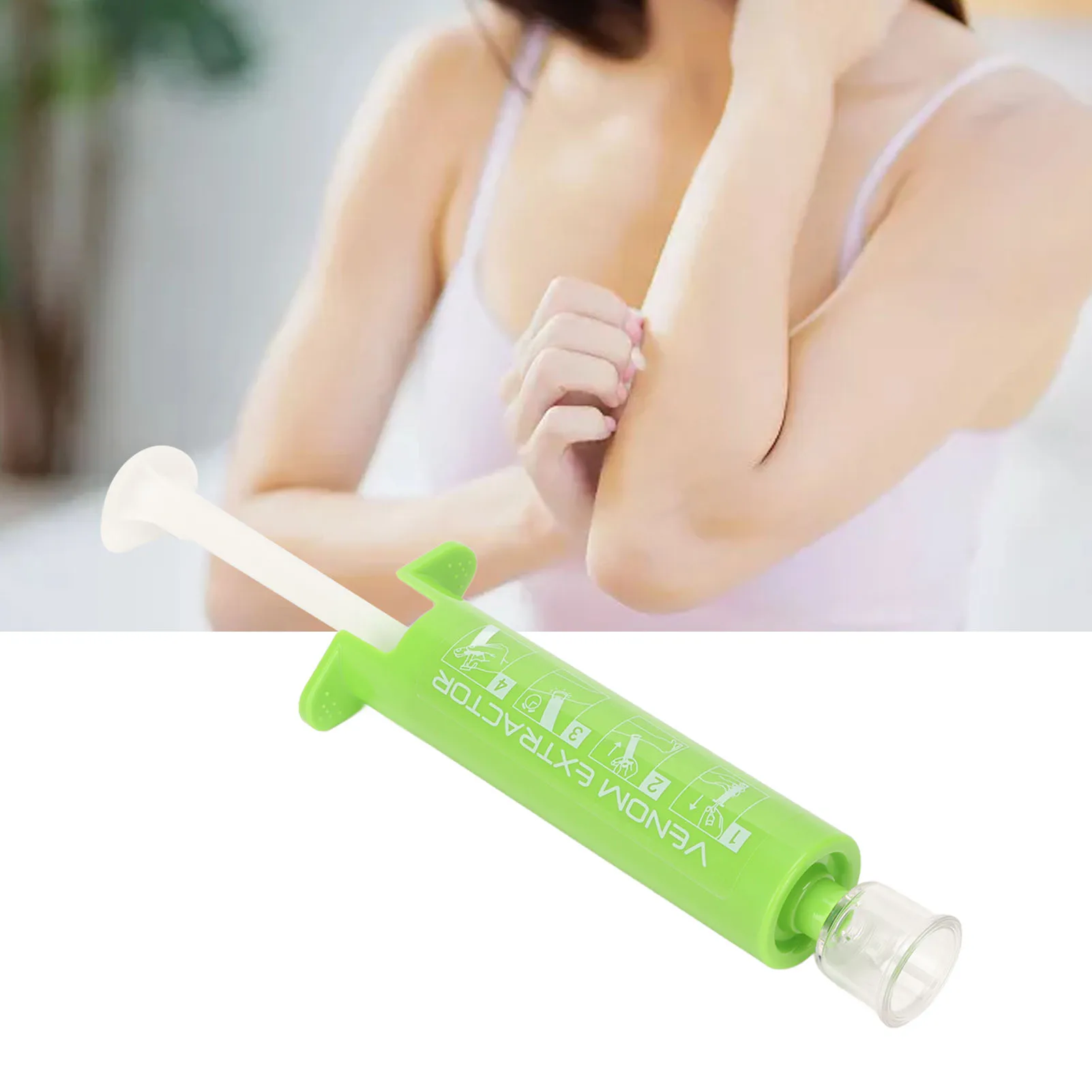 

Bite Sucker Promote Healing Vacuum Negative Pressure Bite Extractor Tool for Outdoor Backpacking Bite Extractor Suction Tool