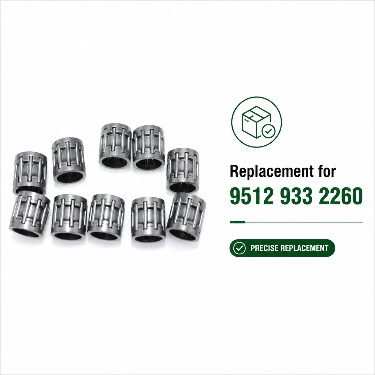 Needle Bearing Kit 9512 933 2260 for Stihl 017 018 021 023 024 025 026 029 034 036 039 MS231 MS251 MS261 MS271 MS291 MS391 Parts