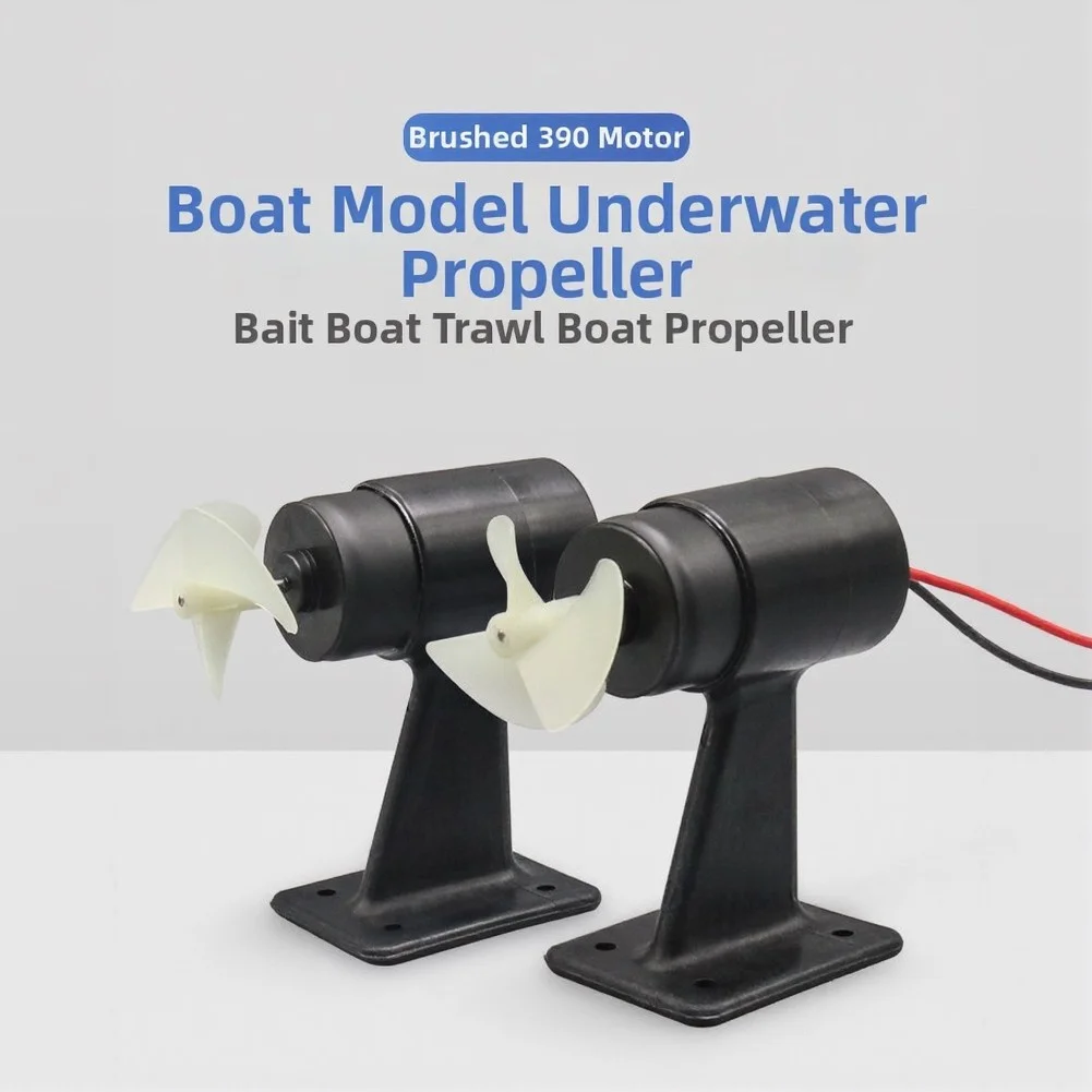 Underwater RC Boat Motor Forward/Reverse, Compact Electric Thruster System For Remote Control Ship Model