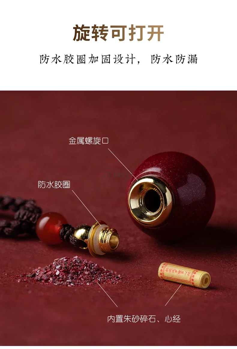 صندوق Gawu مدمج على شكل قلب برجنا سوترا قلادة مجوفة للرجال قلادة مجوهرات نسائية