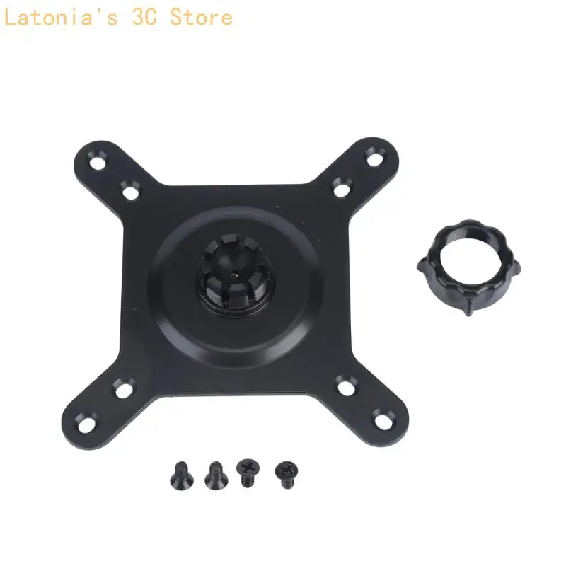 Tischarm-Monitor-Montageplatte mit 17-mm-Kugelkopfanschluss, tragbare VESA-Halterung für 75 x 75/100 x 100 mm – Detail 7