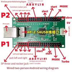 ZXL-CR For PC PS3 Usb Board With Button Stick Cable Arcade Game Controller Zero Delay Encoder Joystick Control Encoder