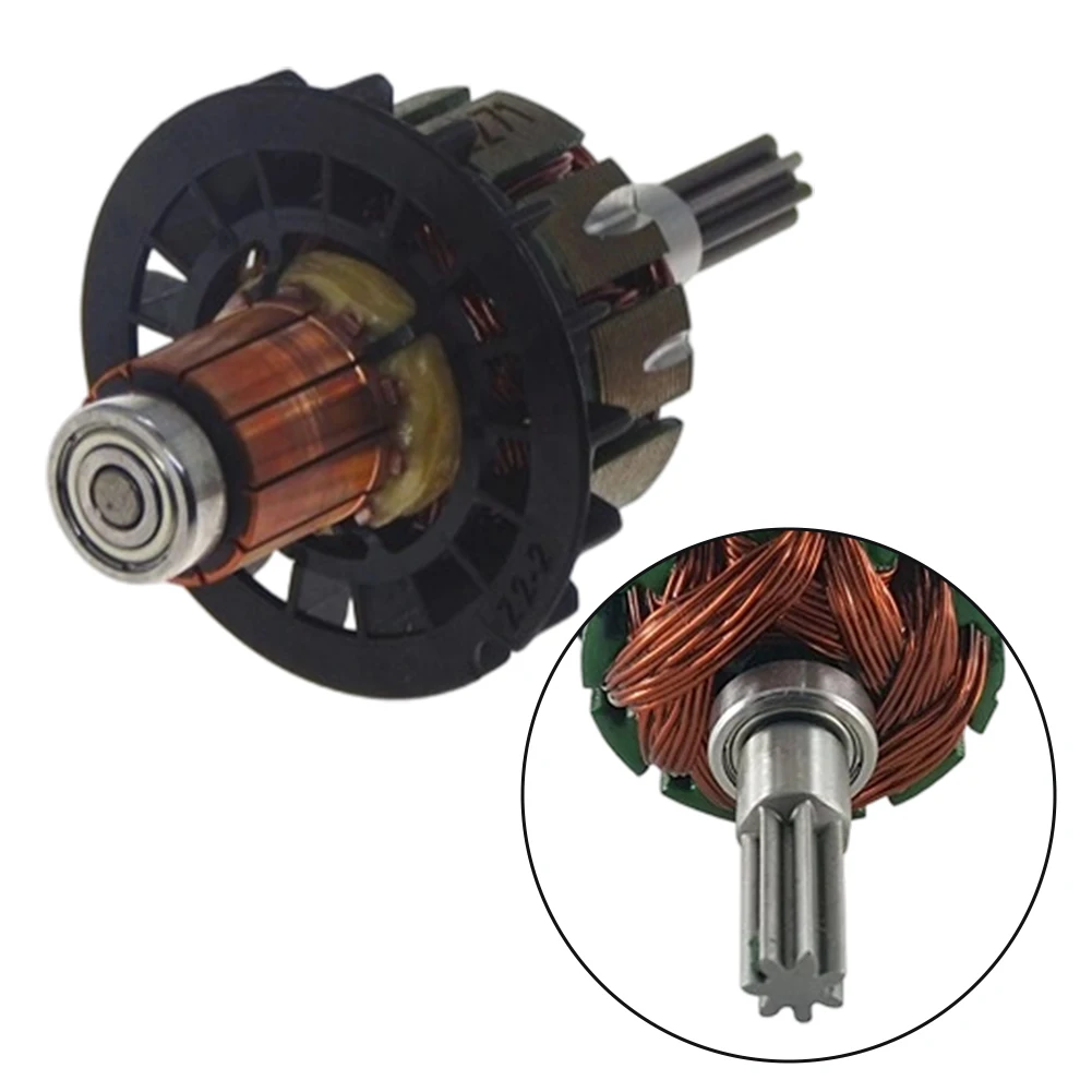 Copper Motor Rotor Replacement Part for Power Tools Compatible with Circular Saws BTD142 BTD140D Size 60 50 50mm