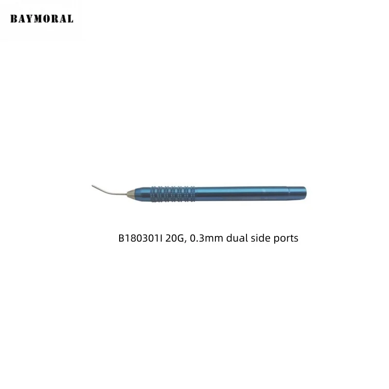 Manipolo per aspirazione bimanuale, manico zigrinato Strumenti chirurgici oftalmici cataratta nel servizio medico degli strumenti