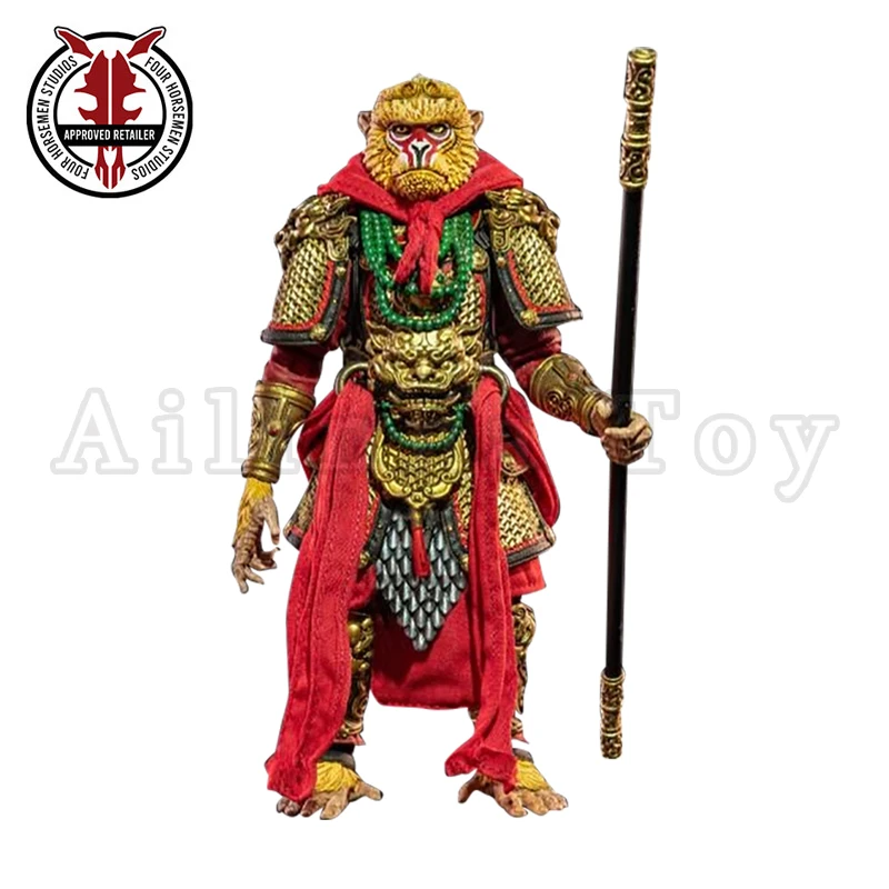 

[Pre-Order]Four Horsemen Studio Mythic Legions 1/12 6inches Action Figure Figura Obscura Sun Wukong the Monkey King Golden Sage