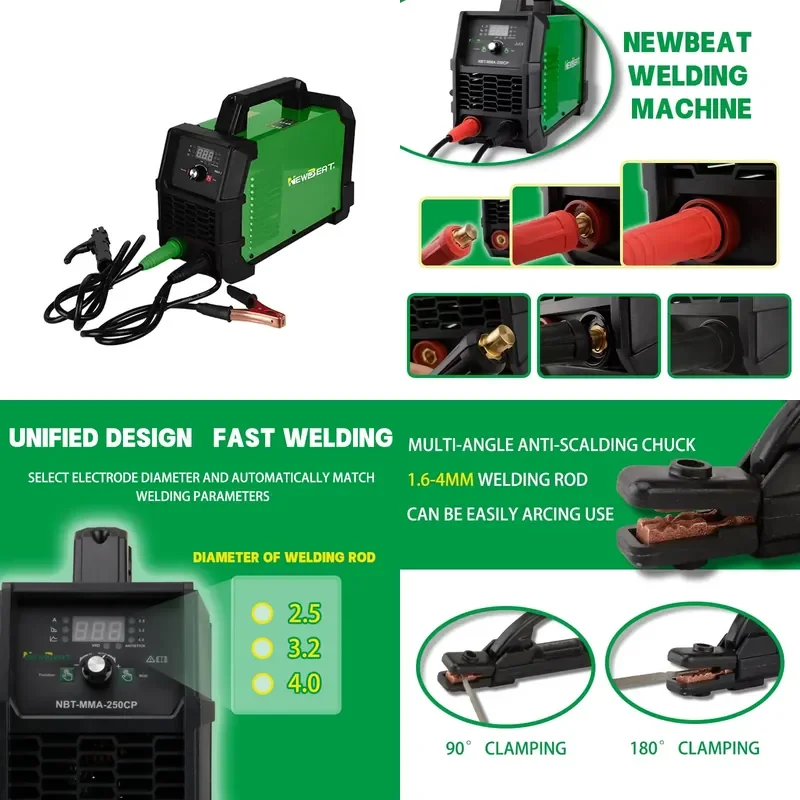 for Newbeat Handheld Cord Inverter Welder Portable Electric Manual Metal Arc Spot Welder