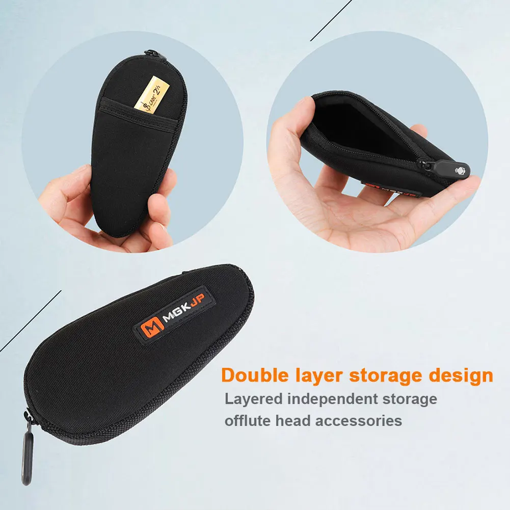 الكلارينيت الحقيبة الساكسفون المعبرة الحقيبة الكلارينيت حالة المعبرة مبطن الحقيبة طبقة مزدوجة لينة ساكس كيس مزموم تصميم الأزياء #4