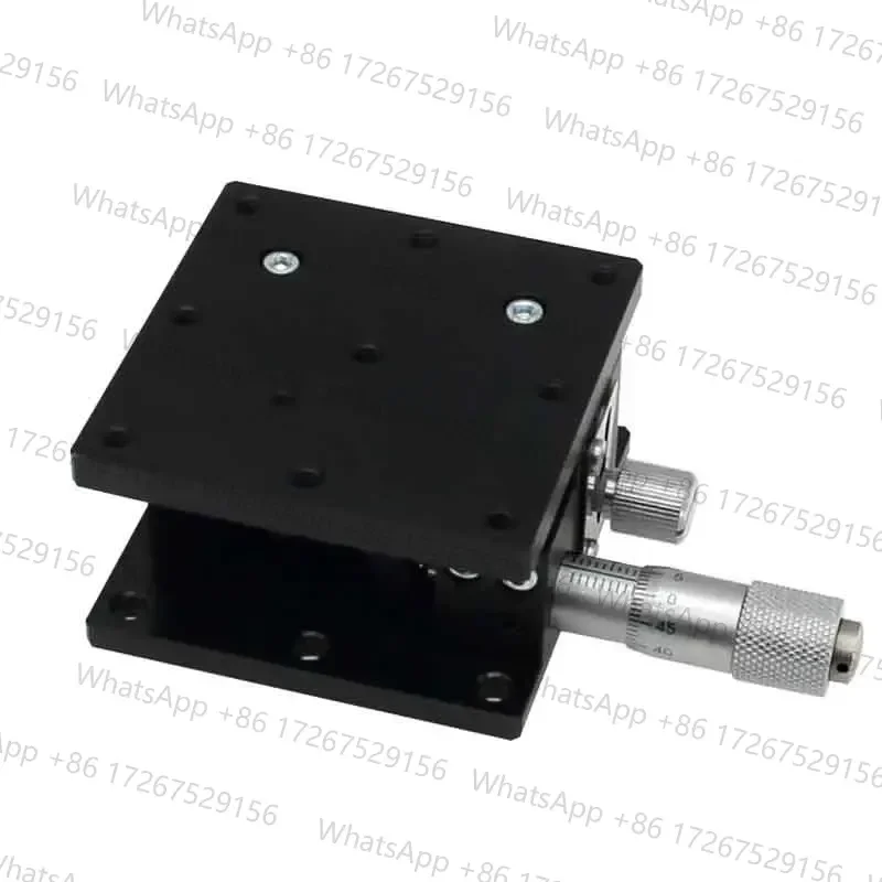 Z axis 40*40mm Displacement Lift Stage Manual fine tuning platform Cross rail Sliding Table 40*40mm LZ40