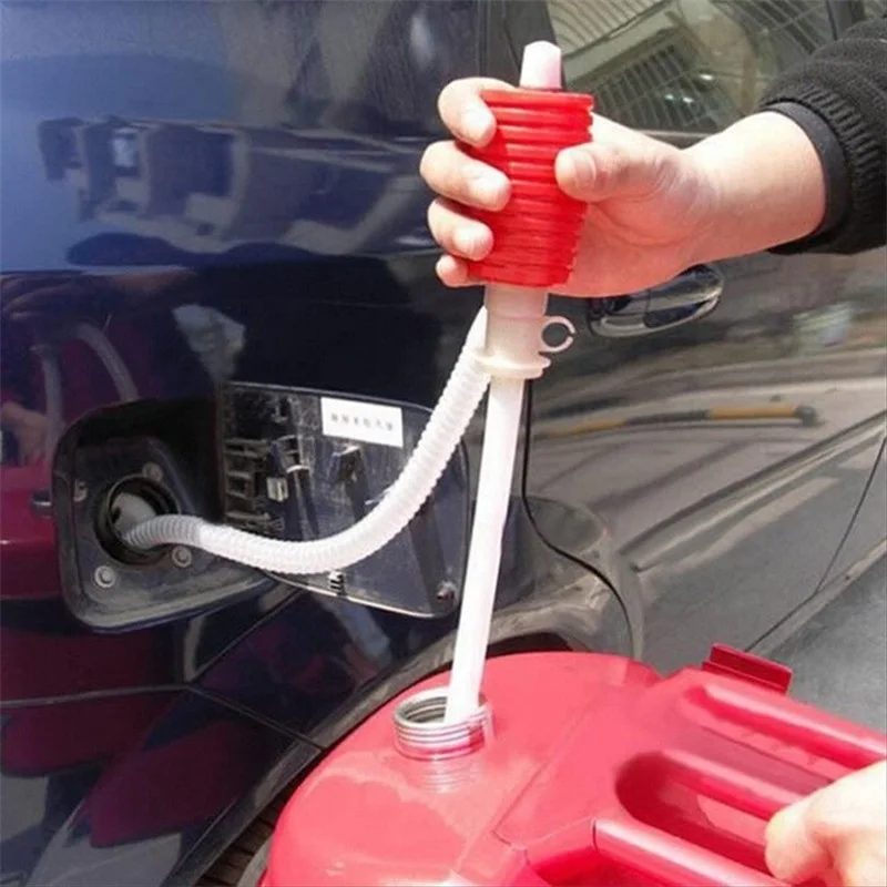 New Car Manual Siphon Pump Hose Portable Car Fuel Truck Fuel Oil Gasoline Diesel Water Chemical Liquid Transfer Sucker Pump Tool