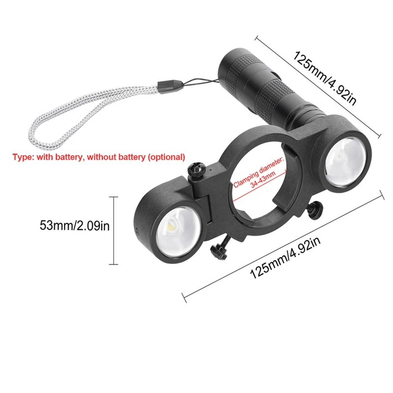 Strumenti Spray illuminazione aerografo luce dimensioni regolabili illuminazione proiettore Spray strumento luce di riempimento (senza batteria)