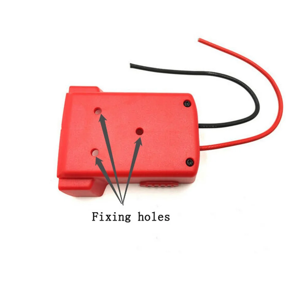 Battery Adapter for Milwaukee M18 XC18 18V Li-Ion Battery DIY Power Tool Battery Converter 12 Awg Wires Connector Conversion