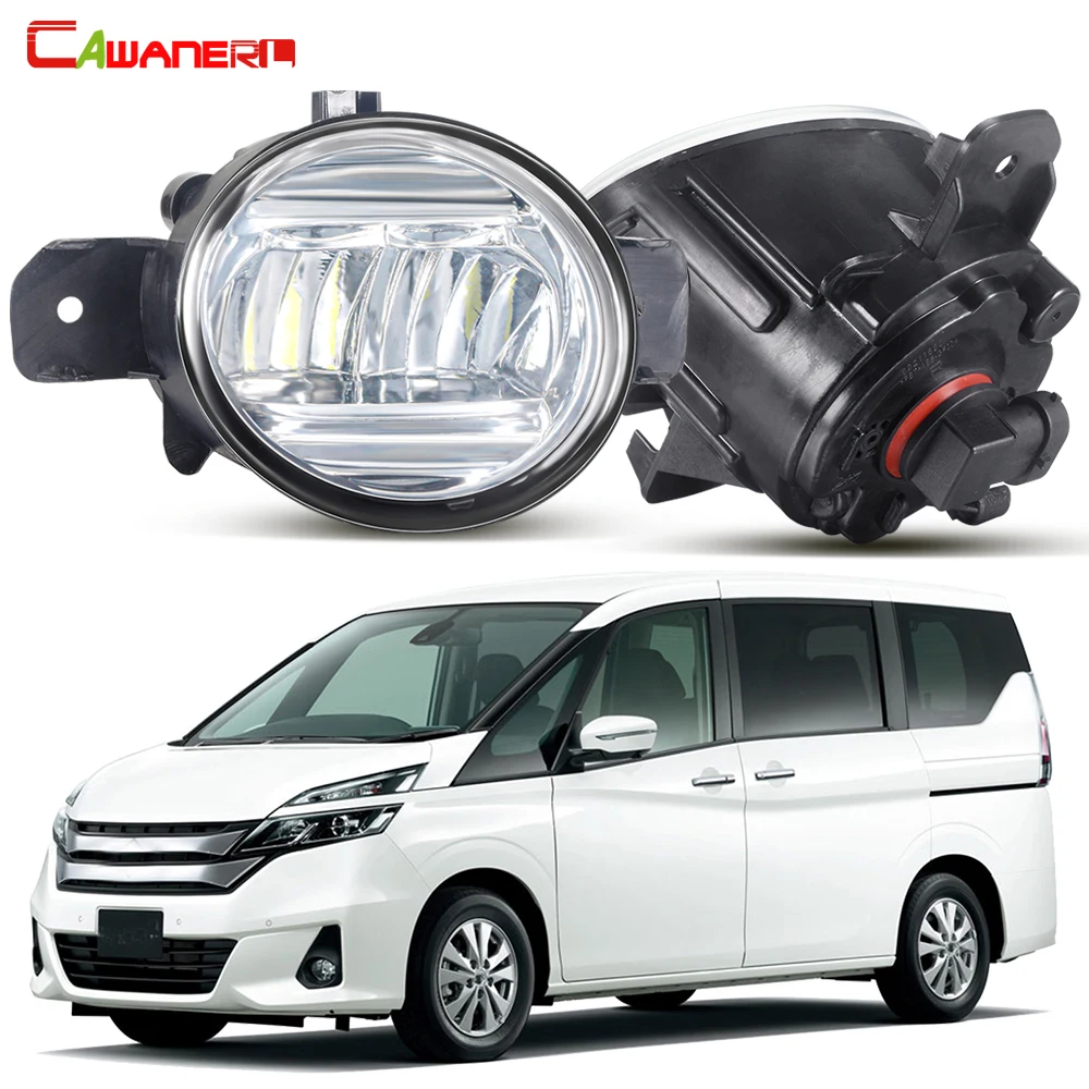 Assemblage de feu antibrouillard externe de voiture, feu antibrouillard avant LED, Suzuki Landy Nissan Serena C27 2016-2019, 2x30W, DRL H11