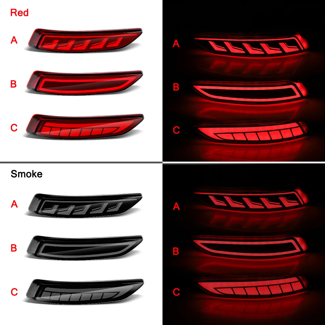 For Toyota Axio Corolla 2015-2018 For Lexus LS460 2013-2017 LS600hL 2013-2016 81910-50010 81920-50010 LED Rear Bumper Lights 12V
