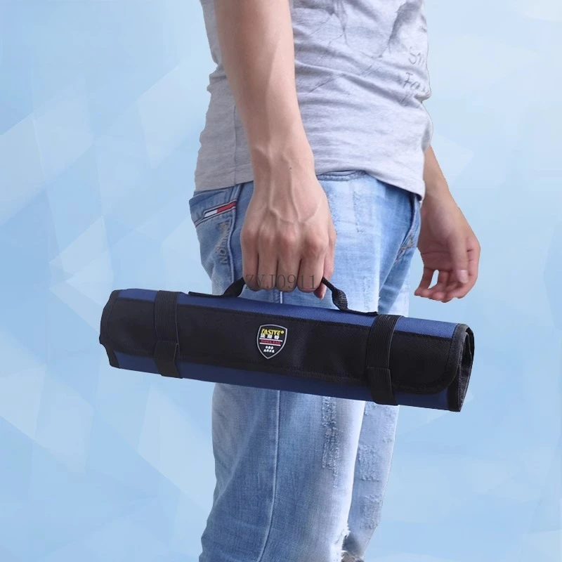 Портативная многофункциональная сумка для инструментов для обслуживания, сумка для гаечных ключей, утолщенная износостойкая холщовая сумка для хранения