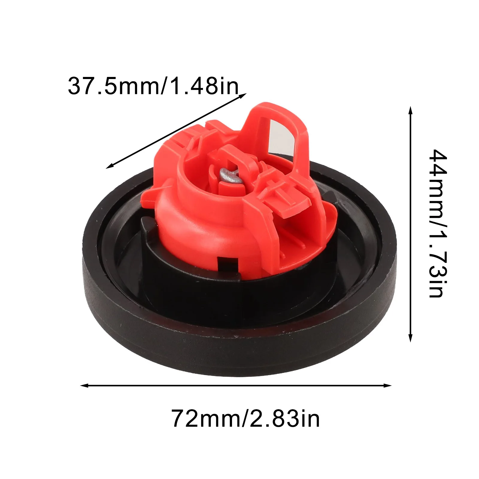 Tapa de Combustible con Cerradura para C3, para PLURIEL, Duster, Logan MCV 2010-2023, con OE POLC10106 y Dos Llaves para una Protección Segura del Combustible