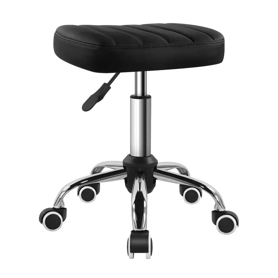

Minimalist Square Swivel Stool with Wheel for Work SPA Shop Massage HeightAdjustable and CostEffective Rolling Stool Chair