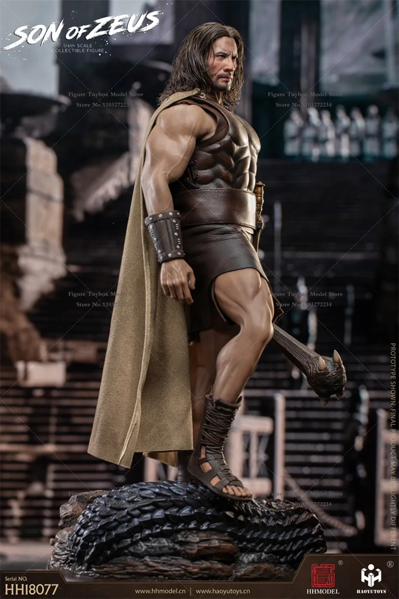 HAOYUTOYS HH18077 1/6 Imperial Legion Son of Zeus Man Action Figure Leather Sleeveless Short Bodysuit Design 12