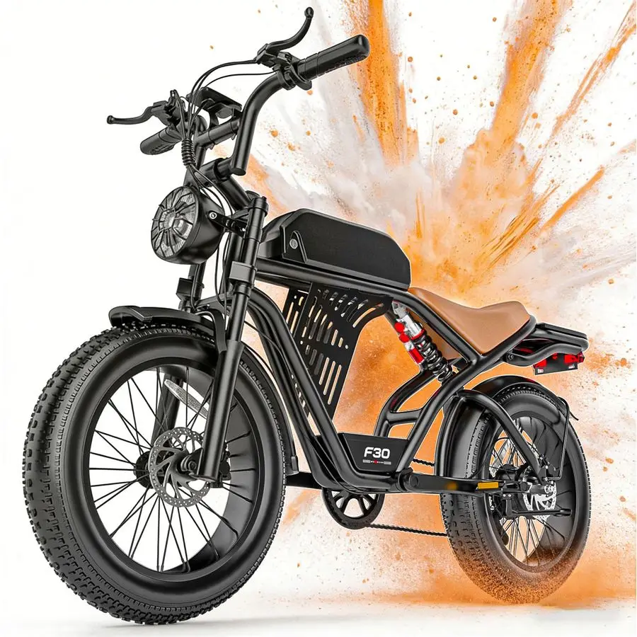 

Electric Bike for Adults, Peak 2500W Motor, 32MPH 100 Miles PAS Range, NFC Password Unlock, 48V 20AH Battery, 7 Speed Electric