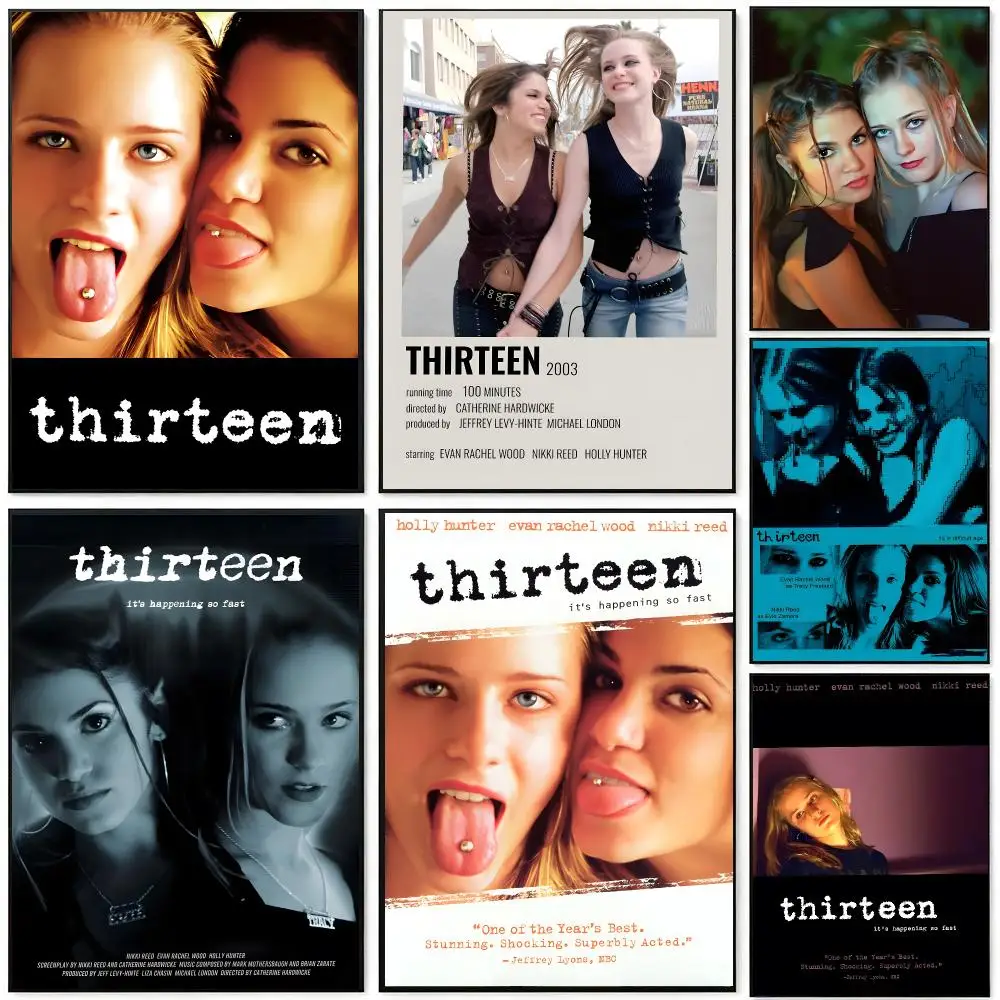 Moive T-Thirteen Poster HD Waterproof Self-Adhesive Wall Art – Multi-Scene Use, Top Gift Pick