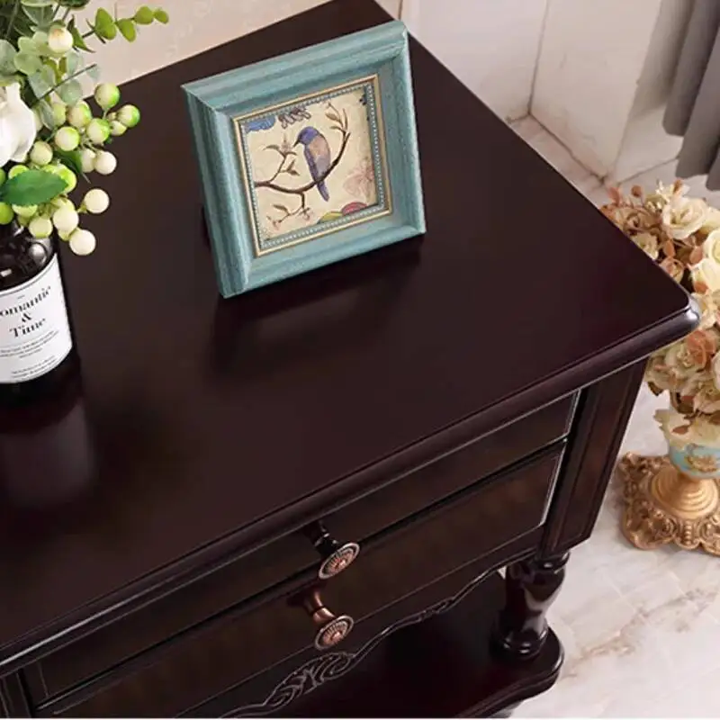 منضدة أوروبية قديمة من منتصف القرن كلاسيكية جلام منظم درج منضدة مع تصميم تخزين أثاث طاولة دي شيفيت #3