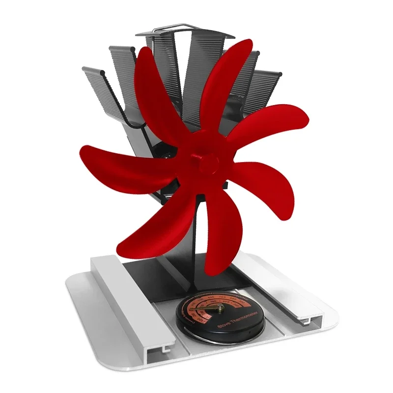 Fireplace fan Temperature difference power generation High temperature thermal energy fan Outdoor ice fishing Heating furnace