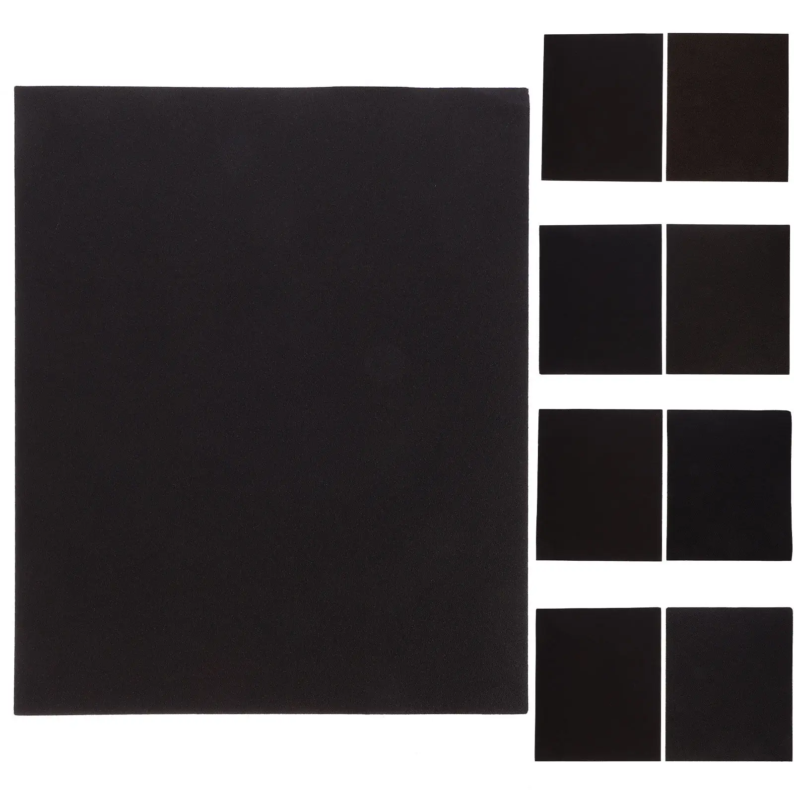 

9 Sheets Square Wet Dry Sandpaper Assortment 60 80 100 120 150 180 220 240 320 Grit for Wood Metal Car Paint Electronics