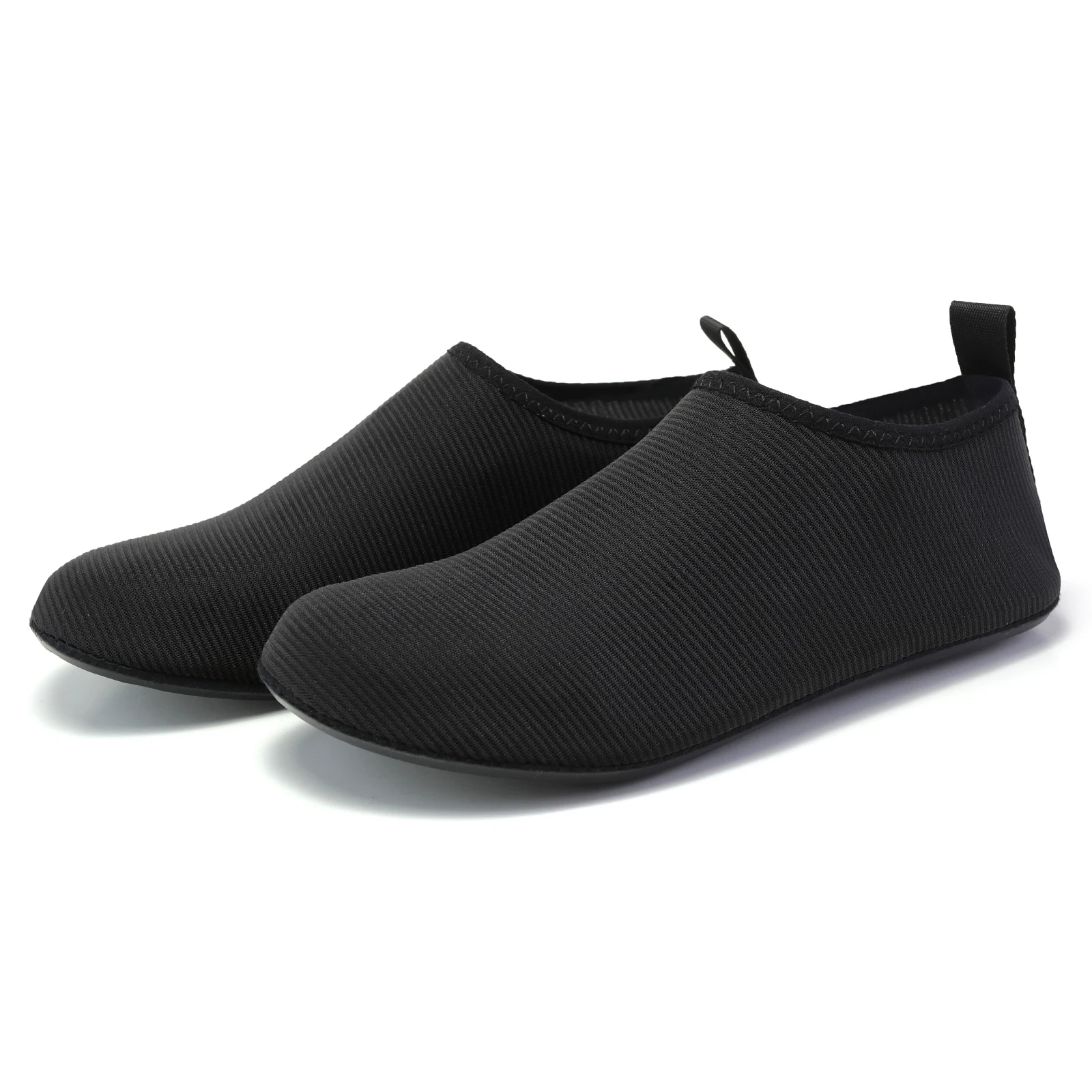 Unisex Black Quick Dry Water Shoes Barefoot Aqua Socks with Non-Slip Soft Sole for Beach Swim Surf Yoga Fitness Exercise