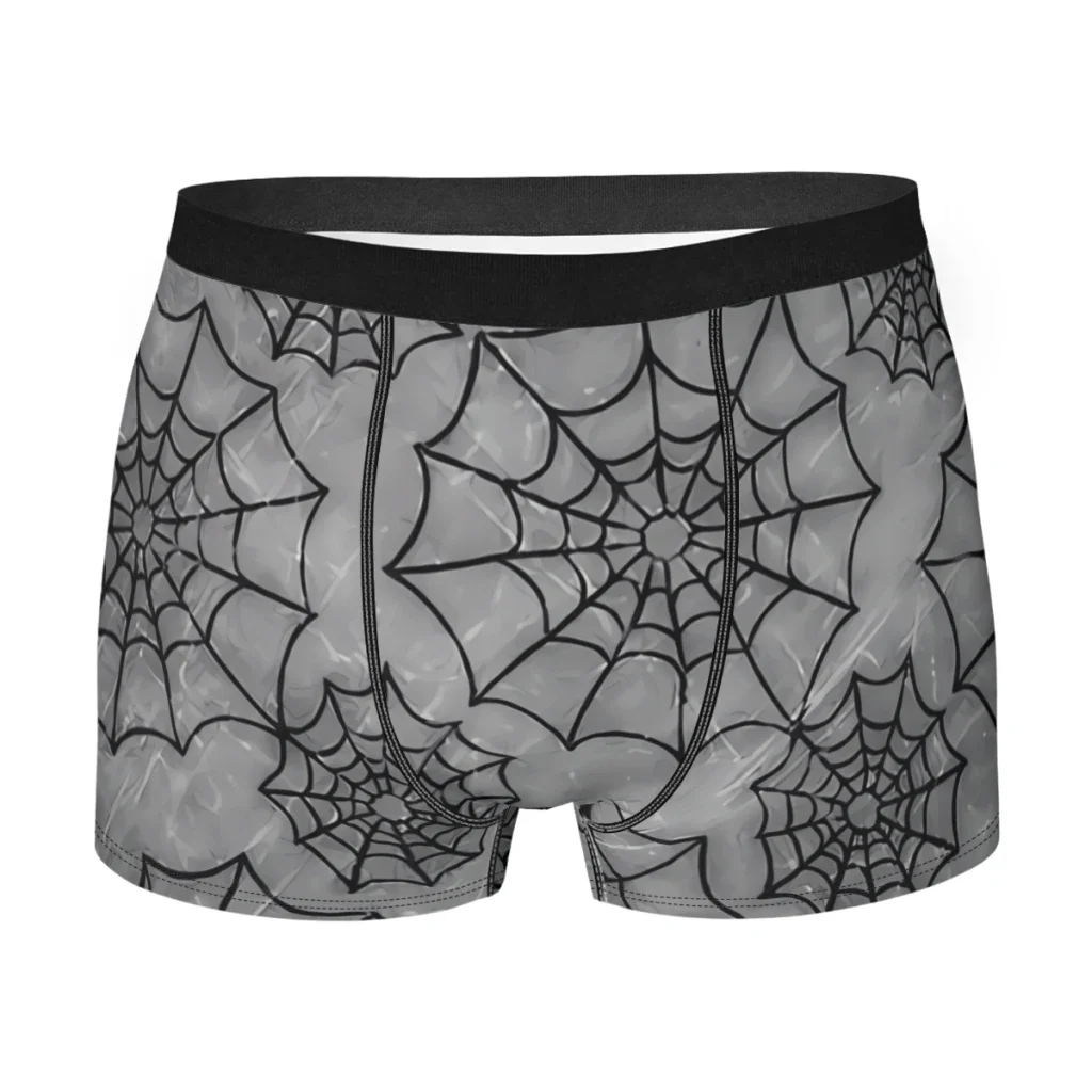 

Animals Spider's Web Underpants Cotton Panties Men's Underwear Print Shorts Boxer Briefs