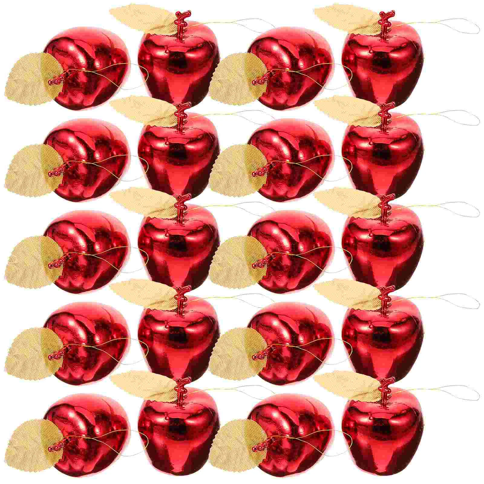 Christmas Tree Apple Pendant White Fairy Lights Decoration Plating Pendants Top Hat Hanging Ornament Miss Ornaments