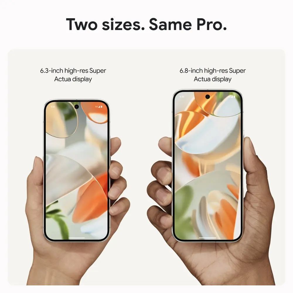 جوجل بيكسل 9 برو، الإصدار العالمي، خارج بوصة، جوجل تسور G4، 4700 مللي أمبير، شحن 27 وات، PD3.0، OLED، 120 هرتز، 16 جيجابايت رام، روم دي جو، هاتف ذكي