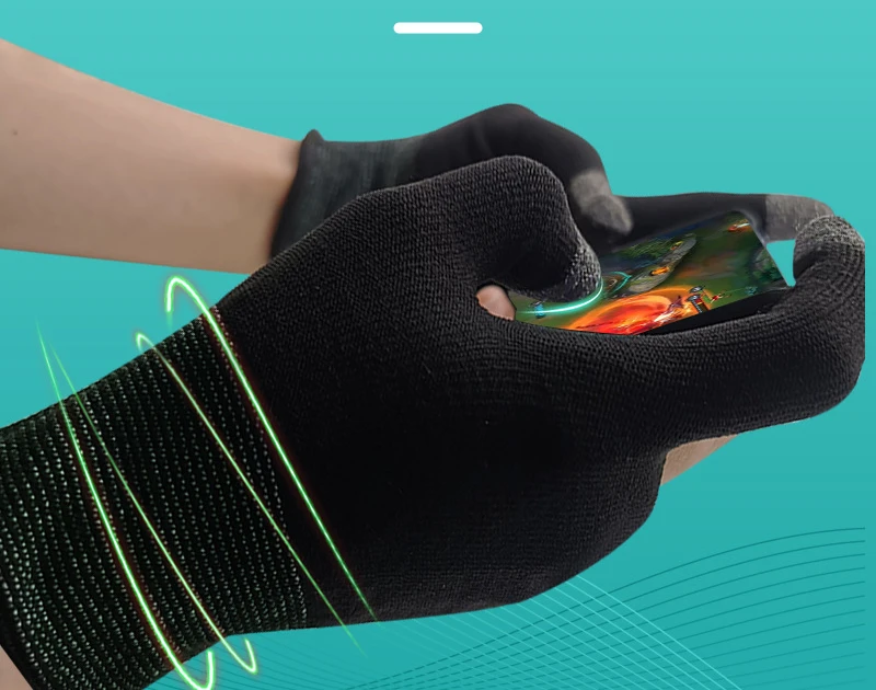 Mobile Game Sweat-proof Fingers Gloves Touch Screen Thumbs Finger Sleeve