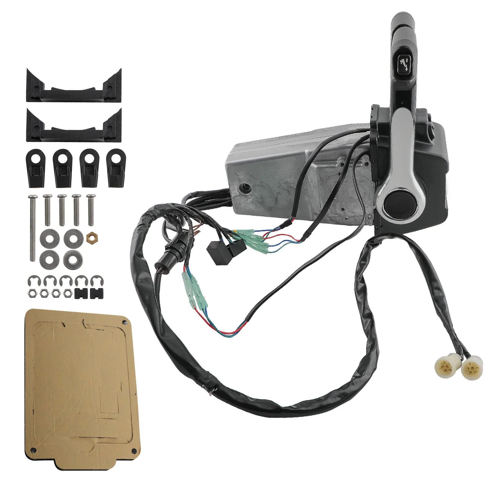 Scatola telecomando fuoribordo superiore a doppia montaggio per Yamaha 704 70448207 7044820722   704-48207-R0 Nuovo kit controller