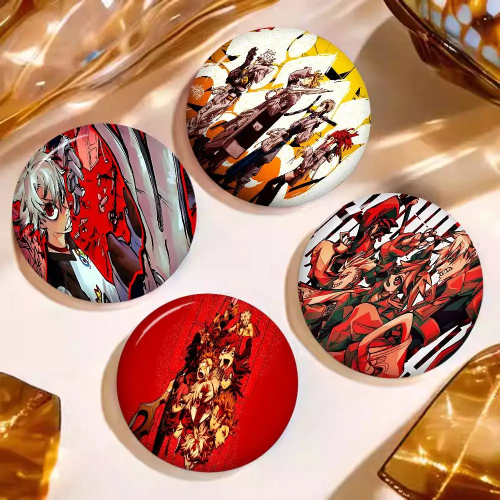 Anime G-Gachiakuta Creative Tinplate Soft Button Pins Animal Icon Brooch Lapel Backpack Badge Accessories Pin