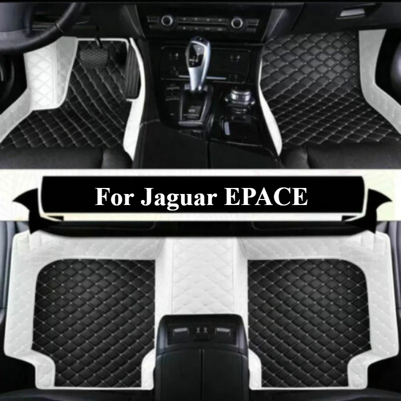 

Custom Car Floor Mats For Jaguar EPACE E-PACE 2017-2024-2025 Anti Dirt Protective Accessories Auto Carpets Foot Pads Interior