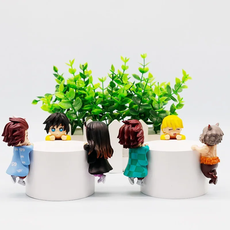 New 12-piece set Sonneess Angel Anime Demon Slayer Blind Box Handmade Anime Cartoon Doll Car Desktop Computer Screen Ornaments view 4