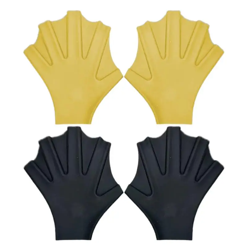 

Swim Paddles For Lap Swimming Silicone Swimming Paddling Aid Duck Paw Hand Paddles Buoyancy Aid For Diving Beach Snorkeling