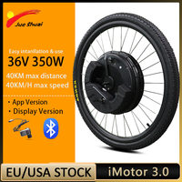 iMortor 3.0 Electric Bike Front Wheel 350w Motor 7.2Ah Lithium Battery Motor Wheel with Wireless Tire Kit Bicicleta Eléctrica