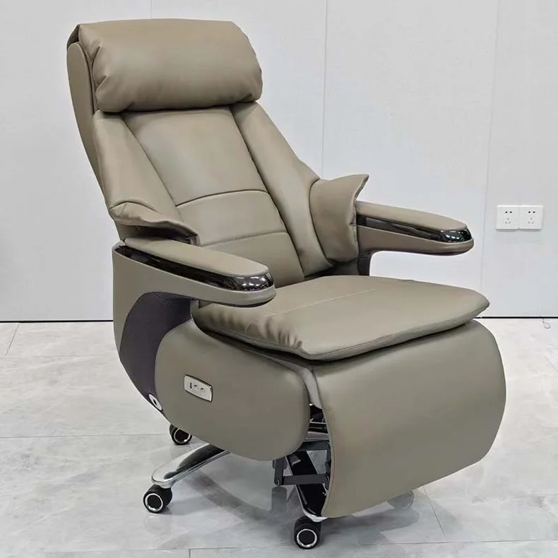 LMM electric boss chair lunch break reclining computer high-end study chair