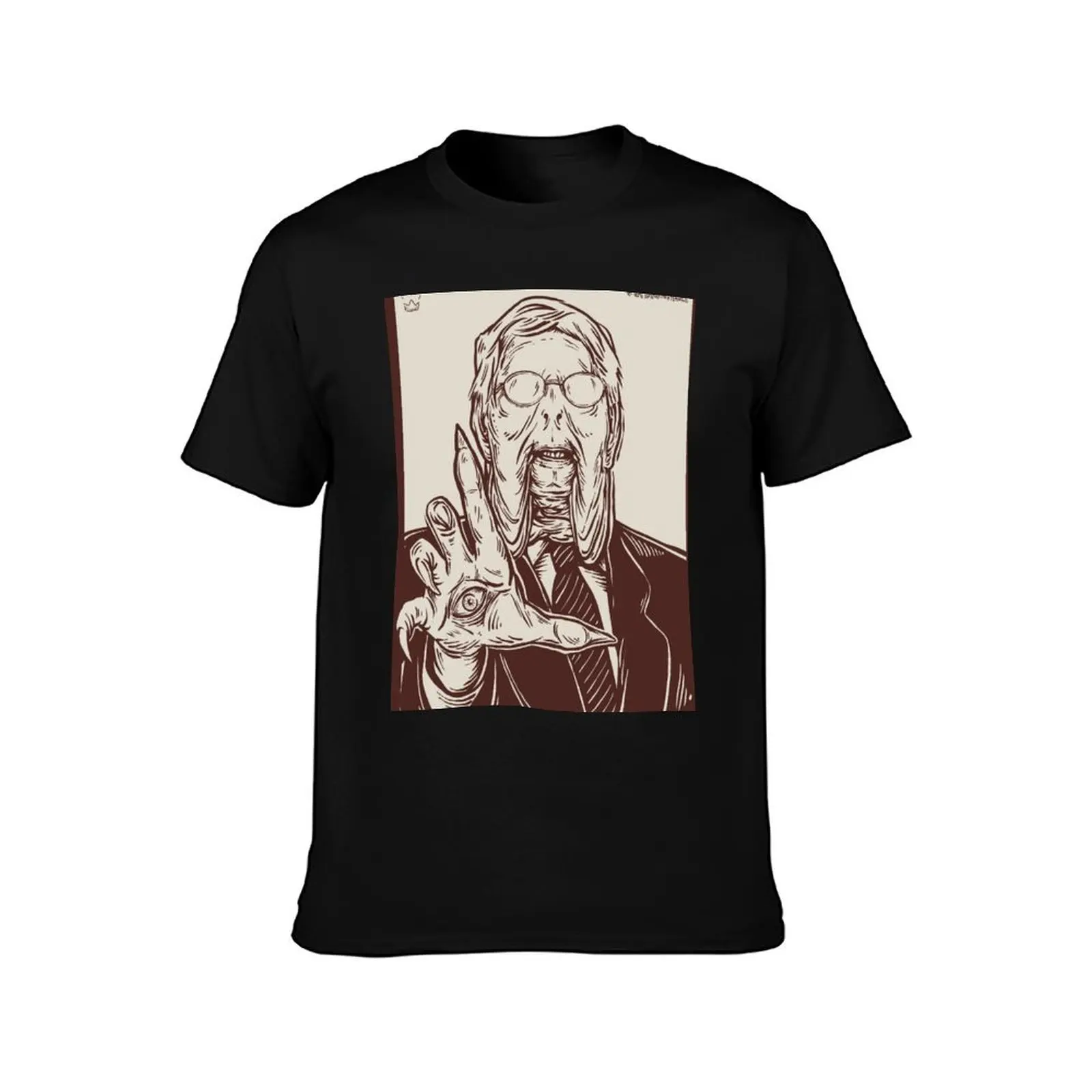 The Pale Man Mitch T-Shirt Summer Casual Cotton Tee Oversized Streetwear Tops Vintage Graphic Print Loose Fit Short Sleeve